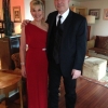 With wife Jahn, headed to the Grammys