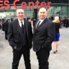 At the Grammy Awards with co-writer Joe Label