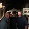 Mark Beynon and co-writer Joe Label with Willie K