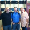 Mark Beynon with co-writer Joe Label and Mike Stone of 1238 Studios